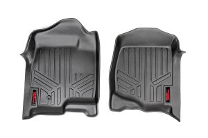 Chevrolet Silverado 1500 Floor Mats - Front - Rough Country - Floor Armor: Heavy Duty - '07-'13